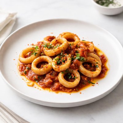 Image of Calamari in Tomato Sauce