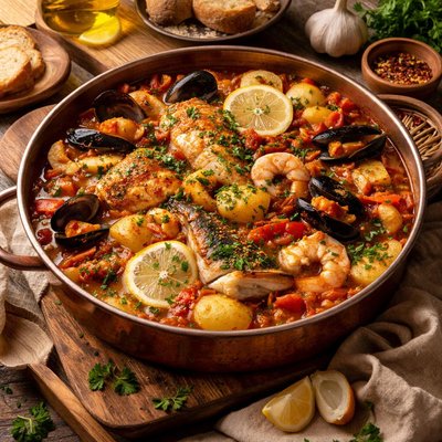 Image of Caldeirada De Peixe Portuguese Fish Stew