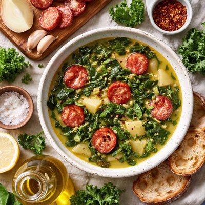 Image of Caldo Verde Portuguese Green Soup