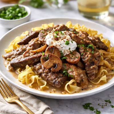 Image of Calf Liver Stroganoff
