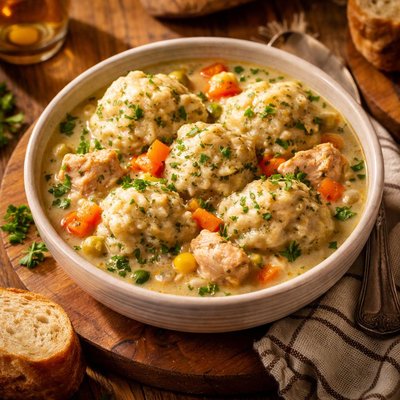 Image of Calico Chicken and Dumplings