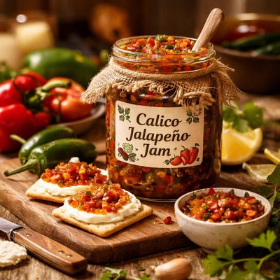 Image of Calico Jalapeno Jam
