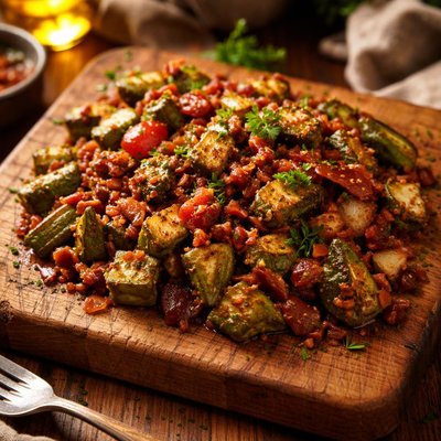 Image of Calico Okra