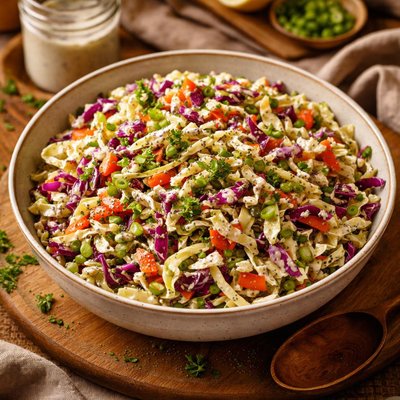Image of Calico Slaw with Poppyseed Dressing