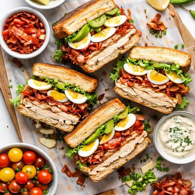 Image of California Cobb Club Sandwiches