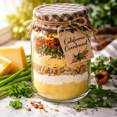 Image of California Cornbread Gift in a Jar