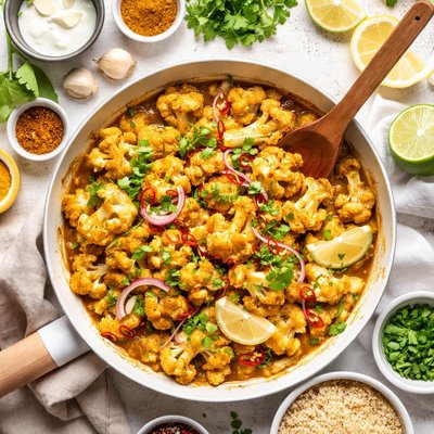 Image of Calorie Wise Curried Cauliflower