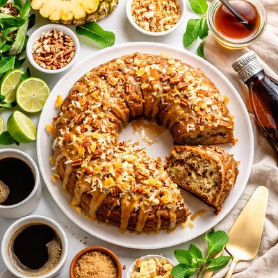 Image of Calypso Coffee Cake with Butter Rum Glaze