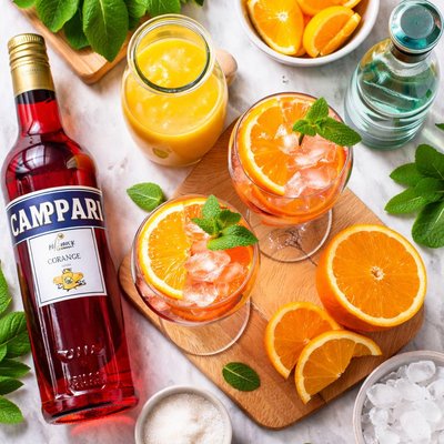 Image of Campari Orange Spritzer Ina Garten Back to Basics