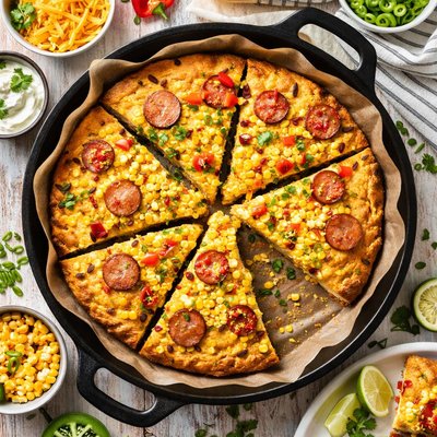 Image of Camper Sausage Cornbread