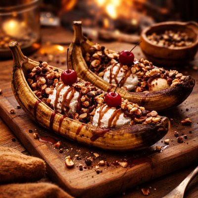 Image of Campfire Banana Splits