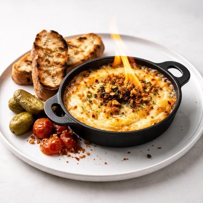 Image of Camping Boozy Campfire Cheese