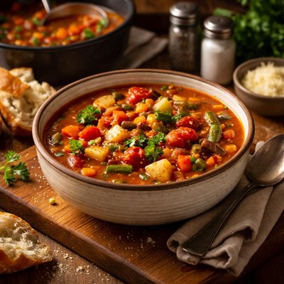 Image of Can Can Slow Cooker Vegetable Soup