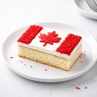 Image of Canada Flag Cake