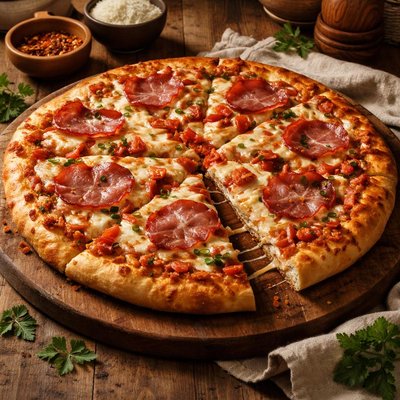 Image of Canadian Bacon Boboli Pizza