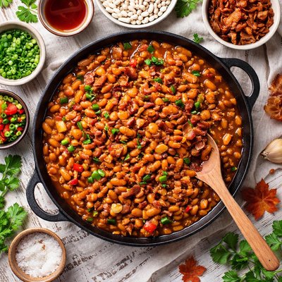 Image of Canadian Baked Beans with Maple Syrup No Molasses