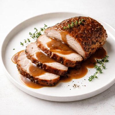 Image of Canadian Pork Roast with Gravy