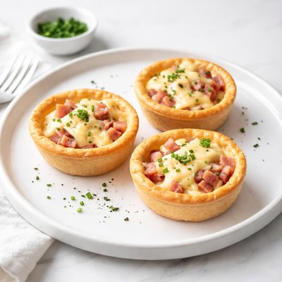 Image of Canadian Swiss Cheese and Ham Tartlets