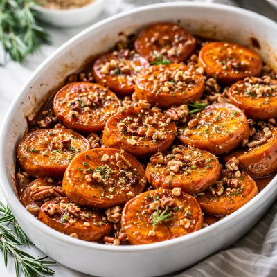 Image of Candied Baked Sweet Potatoes Oven or Grill