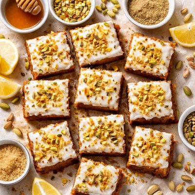 Image of Candied Ginger Cardamom Bars