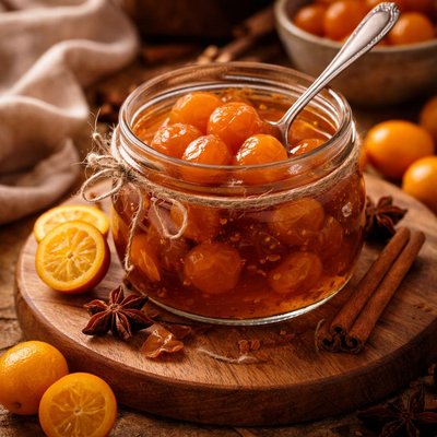 Image of Candied Kumquats in Syrup
