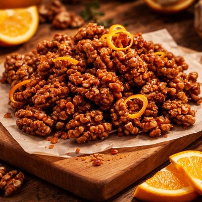 Image of Candied Orange Walnuts