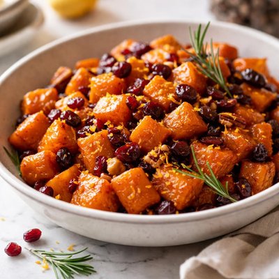 Image of Candied Sweet Potatoes with Cranberries