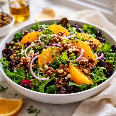 Image of Candied Walnut Orange Salad