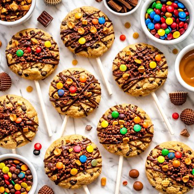 Image of Candy Bar Cookie Pops
