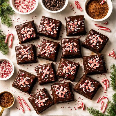 Image of Candy Cane Brownies