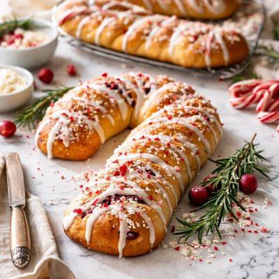 Image of Candy Cane Coffee Cakes