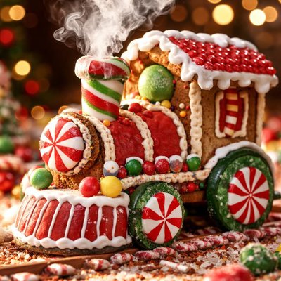 Image of Candy Christmas Train