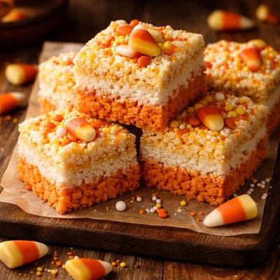Image of Candy Corn Rice Krispies Treats