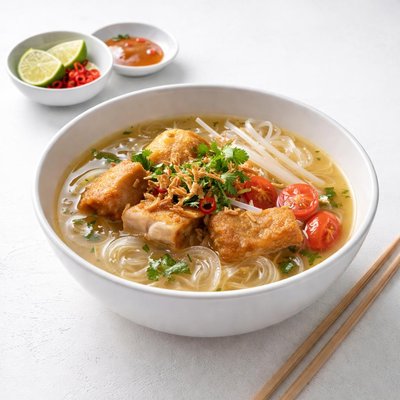 Image of Canh Bun Tau Fish and Cellophane Noodle Soup