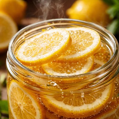 Image of Canned Sugared Lemon Slices in Syrup