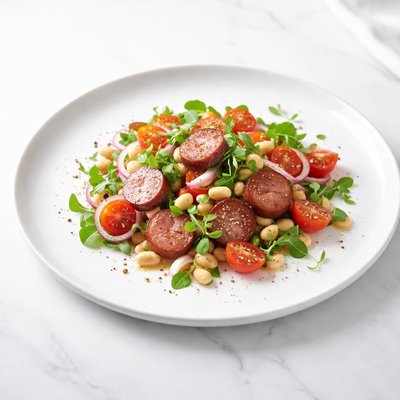 Image of Cannellini and Smoked Sausage Salad