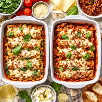 Image of Cannelloni Two Ways Spinach Ricotta Beef Ragu