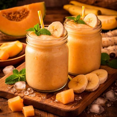 Image of Cantaloupe Banana Slush