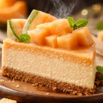 Image of Cantaloupe Cheesecake