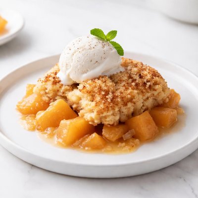 Image of Cantaloupe Cobbler