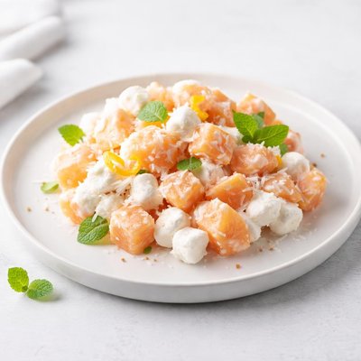 Image of Cantaloupe Marshmallow and Cool Whip Salad