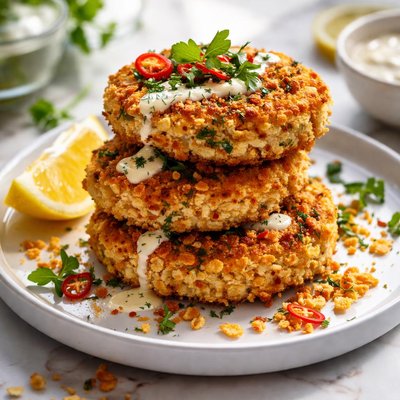 Image of Cap N Crunch Crab Cakes