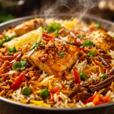 Image of Cape Malay Fish Biryani