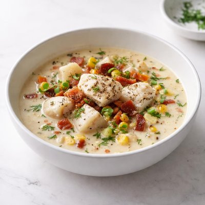 Image of Cape Mudge Halibut Chowder