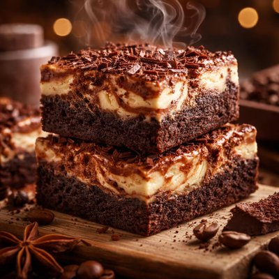 Image of Cappuccino Cream Cheese Brownies
