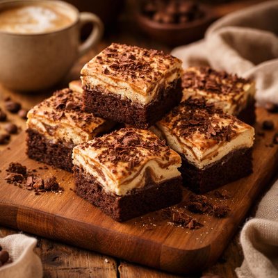 Image of Cappuccino Cream Cheese Fudge Brownies
