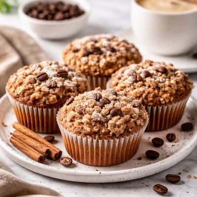 Image of Cappuccino Muffins with Streusel Topping
