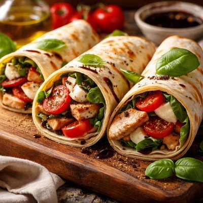 Image of Caprese Chicken Wraps