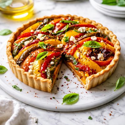 Image of Capsicum or Bell Pepper Torte