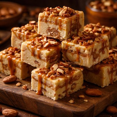 Image of Caramel Almond Fudge